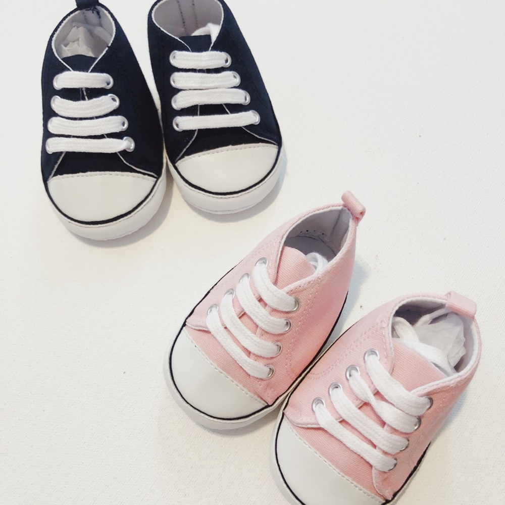 Newborn Soft Sole Crib Sneakers Anti-slip BUNDLE 2